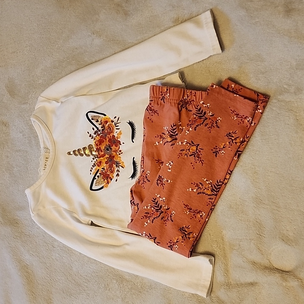5 Girls Fall Unicorn Outfit
